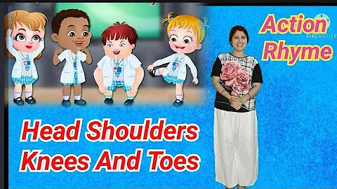 Head Shoulders Knees and Toes Action Rhyme