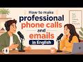 Professional Phone Calls and Emails in English | Easy English Podcast for Beginners A2–B1
