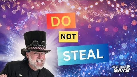 Do Not Steal - Character Education Video by Steve Trash