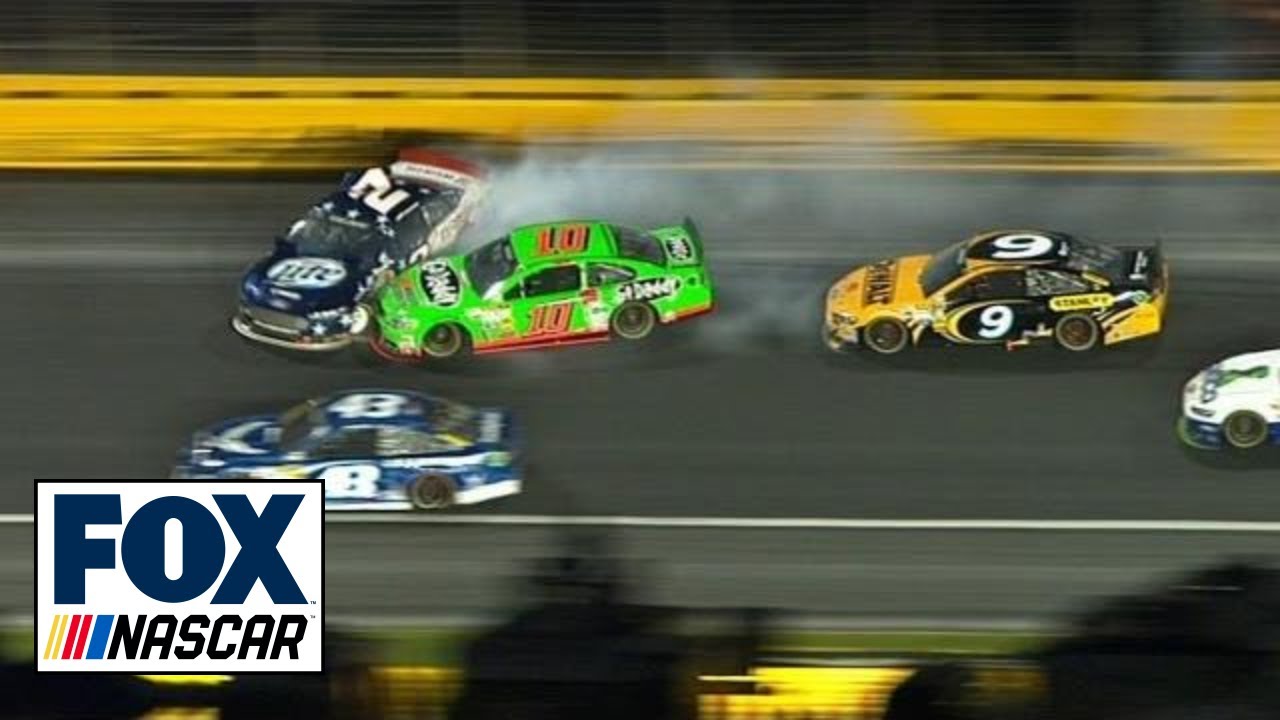 Danica Patrick, Ricky Stenhouse Jr. have hard collision at Sonoma Raceway