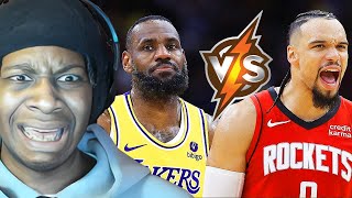 Lvgit Reacts To Los Angeles Lakers vs Houston Rockets - Full Game Highlights | January 29, 2024