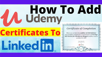 How To Add Udemy Certificate In Linkedin Profile | Adding Udemy Certificate To Linkedin Profile