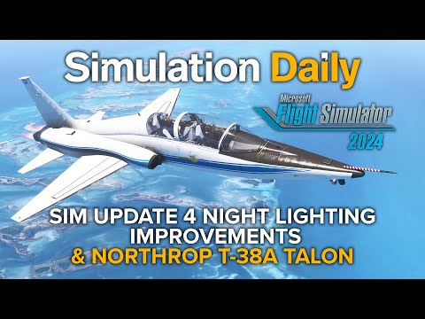 Microsoft Flight Simulator 2024 Night Lighting Improvements in Sim Update 4 & T-38A Talon Reveal