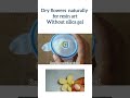Let's dry flowers without silica gel | dry resin flowers.#resinflowers #resinartist