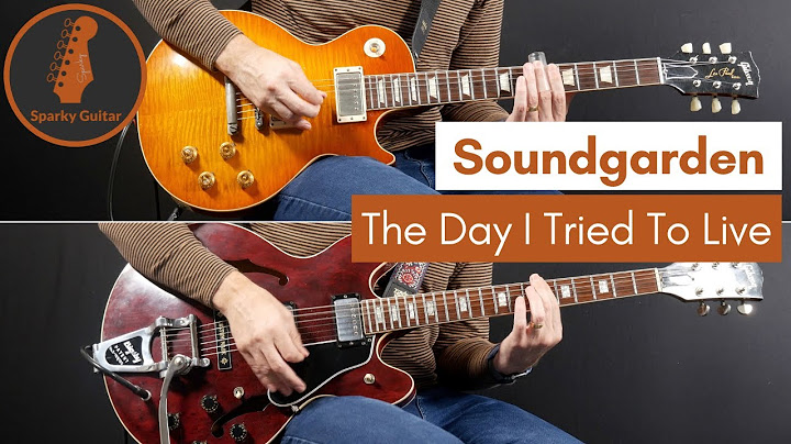 The Day I Tried to Live Guitar version - Guitar performance video thumbnail