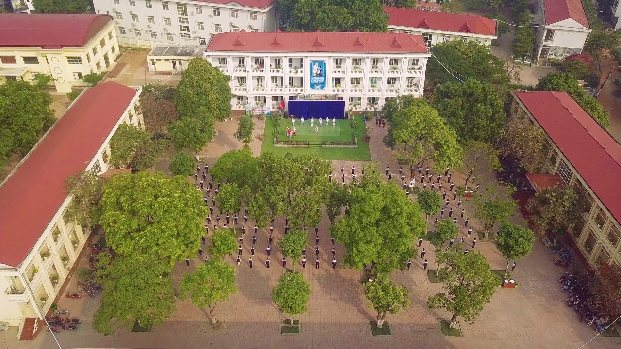 Flycam Trường THCS Khai Quang Vĩnh Yên Vĩnh Phúc