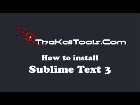 sublime text 3 ภาษาไทย  2022  Hướng dẫn cài đặt Sublime Text 3 trên Kali Linux - Thekalitools.com