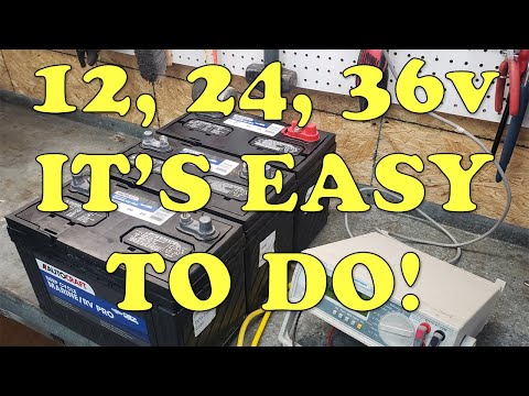 How to Properly Wire 12v, 24v & 36 Volt Trolling Motor Batteries In Your Boat (Series vs. Parallel)