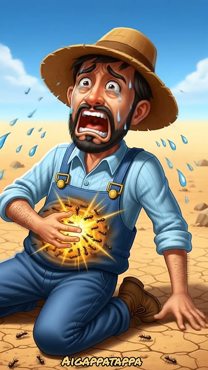'जलेबी के साथ खा गया चींटियां 😱 फिर हुआ पेट में धमाका!' #ai #shortsfeed #kisan