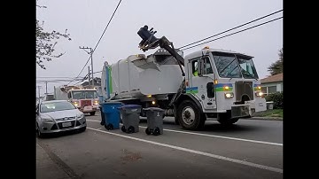 13414 & 13415 sister heil garbage trucks