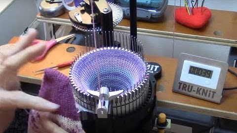 Circular Sock Machine Quick Start Step #3, Shape the Heel! By Diana Sullivan