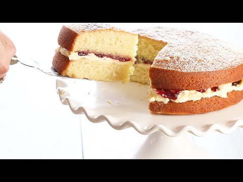 Victoria Sponge Cake With Buttercream