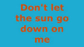 George Michael Elton John Don T Let The Sun Go Down On Me Live Youtube