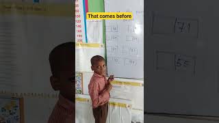 Numbers that come before | Maths activity mathshorts schoollife viralvideo youtubeshorts viral