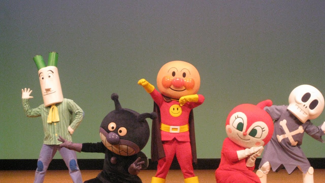 アンパンマンショー☆正義の味方！かいけつナガネギマン参上！赤ちゃんマン！ホラーマンメチャクチャチャ☆anpanman
