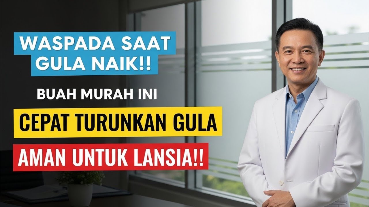 WASPADA SAAT GULA NAIK‼️5 Buah Murah Ini Bisa Cepat Turunkan Gula Darah Untuk Usia 50 Ke Atas