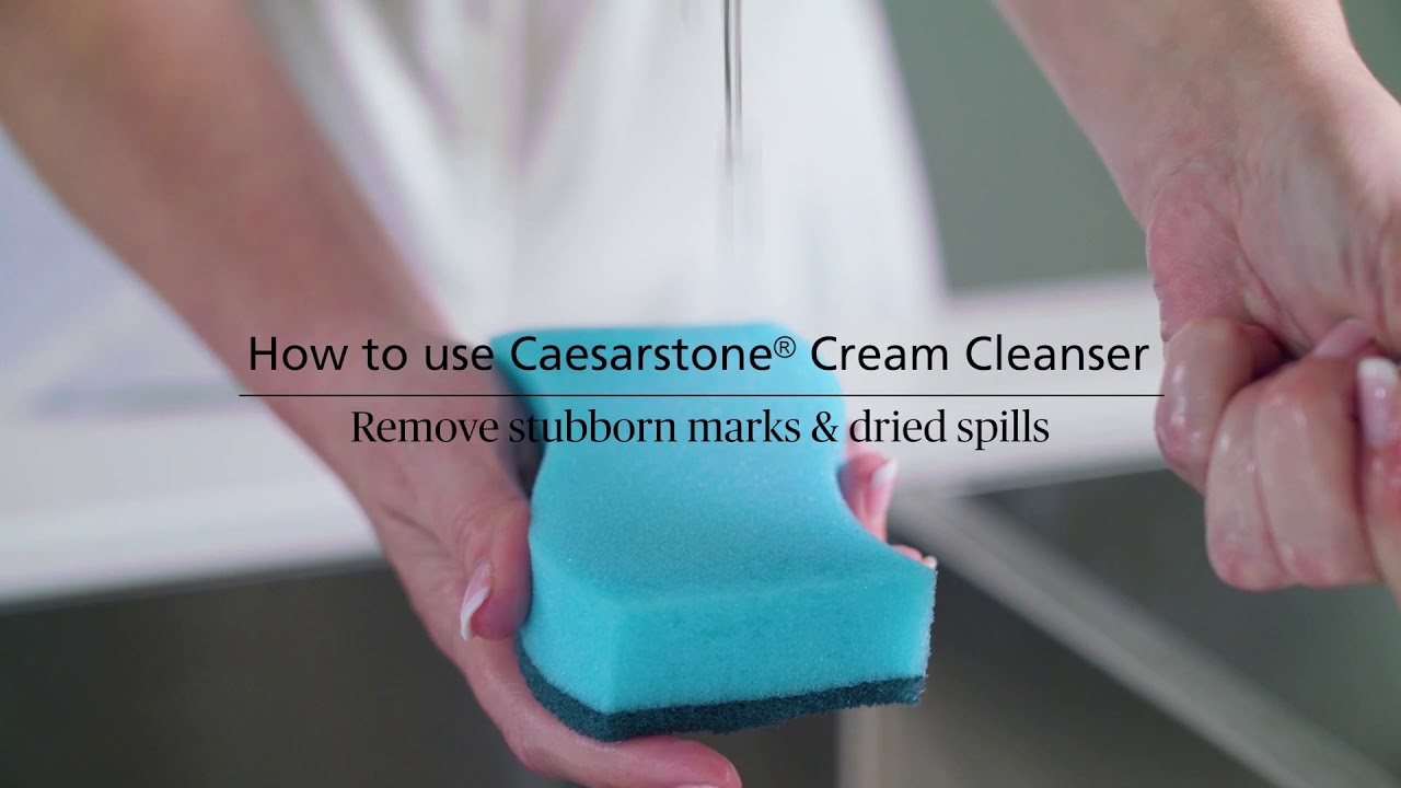 How To Clean Caesarstone Quartz Benchtops Youtube
