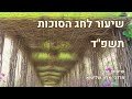 שיעור הרב מרדכי אלון חג הסוכות תשפ״ד
