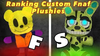 Ranking my Custom Fnaf Plushies (90+ plushies!)