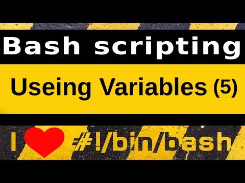 Bash სკრიპტინგი // ცვლადების გამოყენება და ბრძანებების ჩანაცვლება