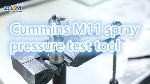 Cummins M11 spray pressure test tool