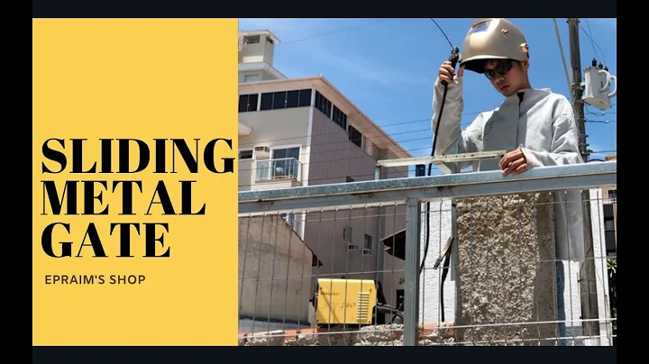 HOW TO MAKE SLIDING METAL GATE | COMO FAZER A PORT...