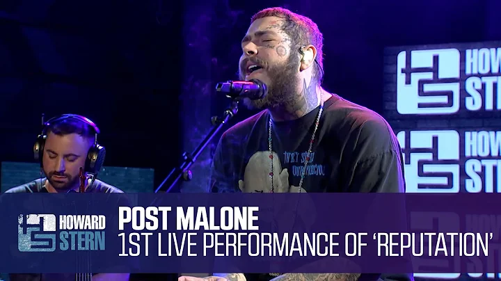Post Malone Reputation Live on the Stern Show