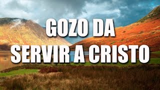 Video thumbnail of "Gozo da servir a Cristo pista karaoke con letra (Himnario celebremos su gloria # 511)"