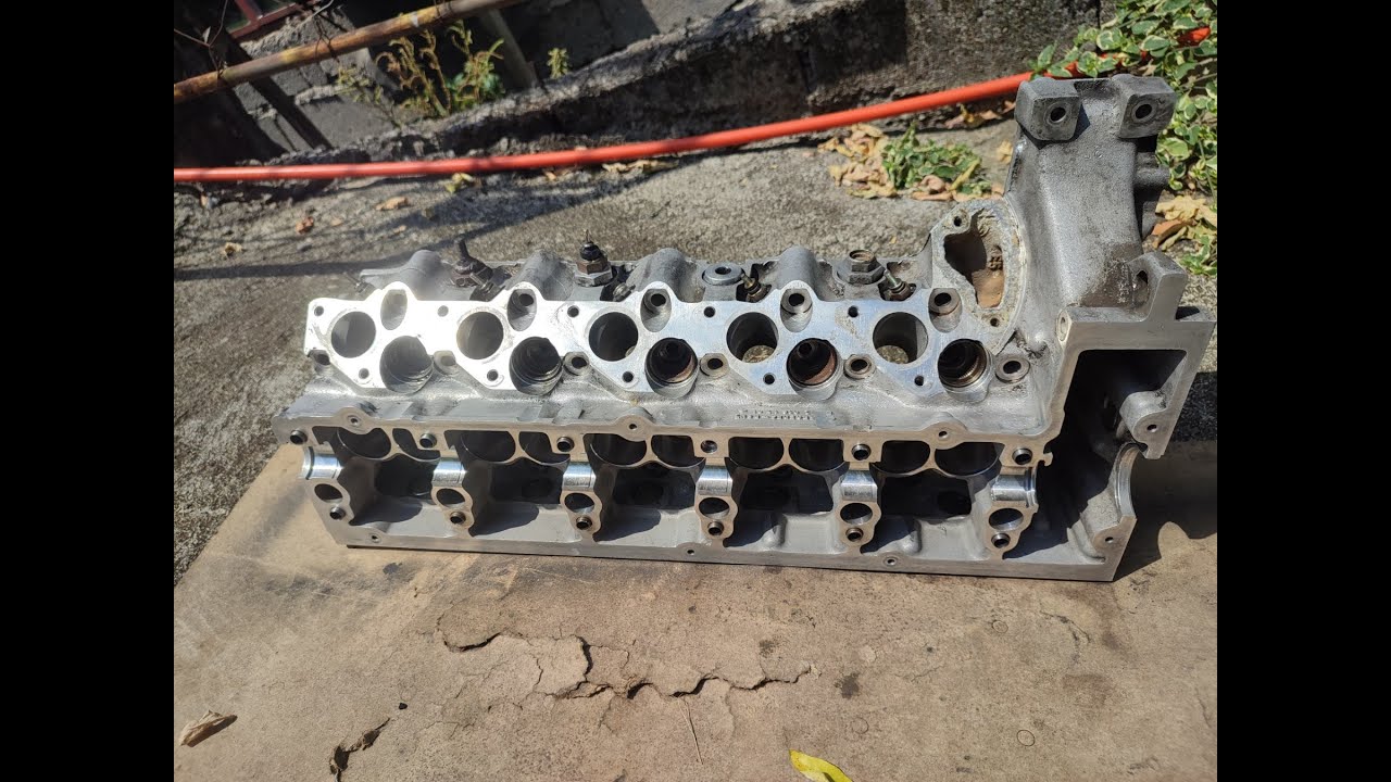 OM602 Cylinder head cleaning YouTube
