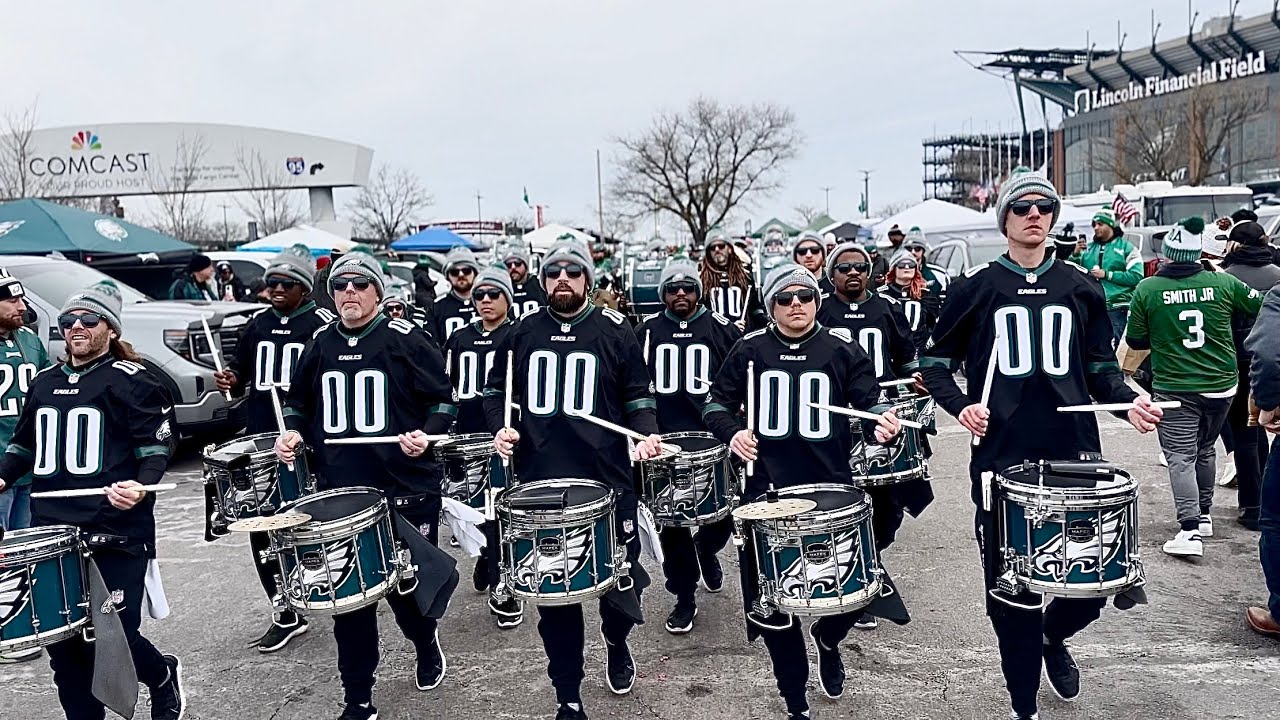 Philadelphia Eagles Drumline |NFC Championship |Commanders vs Eagles |01/26/2025