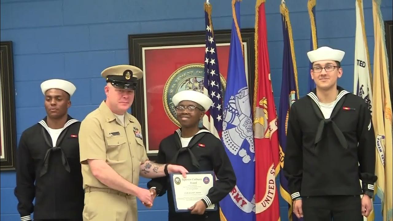 NAVY CULINARY SPECIALIST GRADUATION CEREMONY CLASS 12 FT LEE VA YouTube