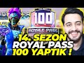 SEZON 14 ROYALE PASS 100 LEVEL YAPIYORUZ! İLK BAKIŞ! ÇEKİLİŞ! Pubg mobile