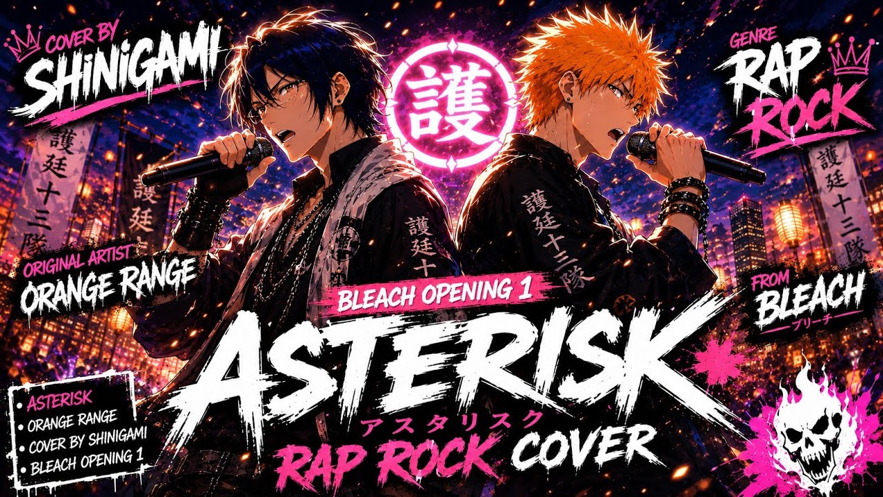 BLEACH OP 1「＊〜アスタリスク〜」| ASTERISK - ORANGE RANGE | RAP