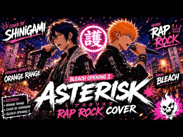 BLEACH OP 1「＊〜アスタリスク〜」| ASTERISK - ORANGE RANGE | RAP