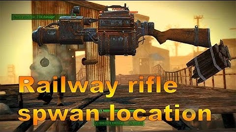 Fallout 4 where to find railway rifle at level 1