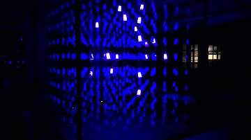 Hackspace Cubed huge 3D LED Cube (4m³) demo patterns