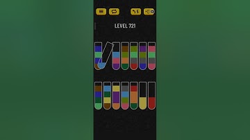 Water sort puzzle level 721