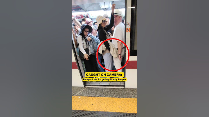 🔴CAUGHT ON CAMERA: Pickpockets targeting elderly tourists! Must-Watch #TravelTips #Viral #Pickpocket