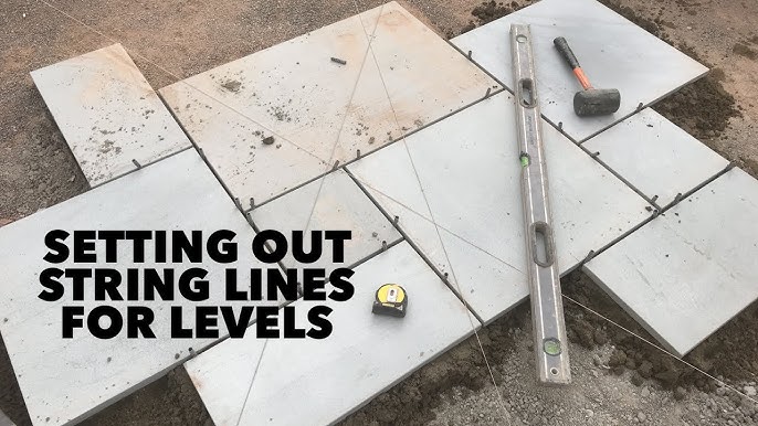 How To Set Out Levels/String Lines When Laying A Patio 