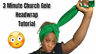 How To Tie 3 munite Church Gele Headwrap screenshot 3