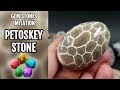 How to make Faux Petoskey Stone from Polymer clay! Unique video tutorial!