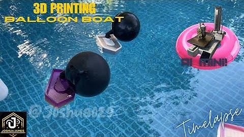 3d Printed Balloon Boats!