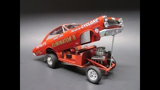 AMT 1967 Mercury Cyclone Eliminator II Dyno Don 1/25 Scale Model Kit Build  Review AMT1151