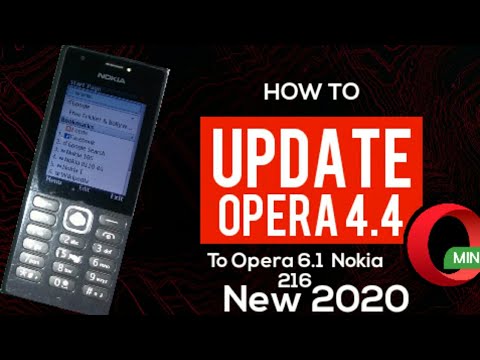 Download How to Update Opera mini || Nokia 216 Opera || Opera 4.4 to Opera 6.1 || New 2020 Hindi