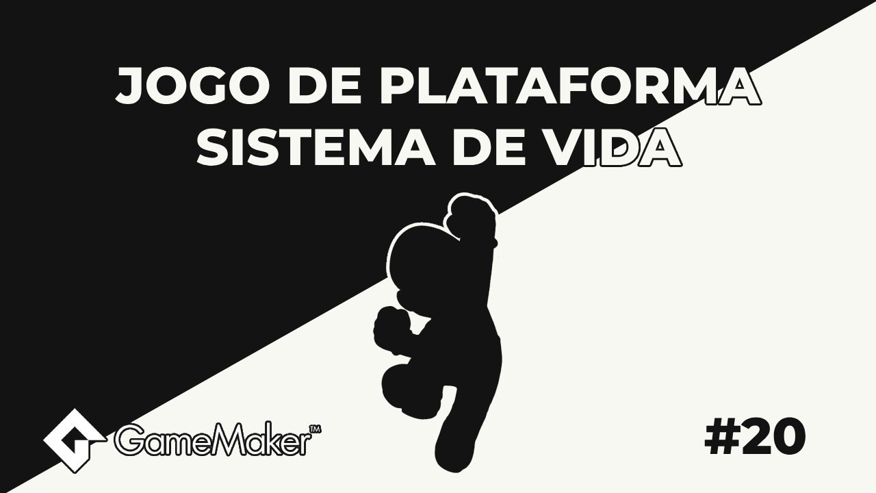 COMO CRIAR UM JOGO DE PLATAFORMA NO GAME MAKER - SISTEMA DE VIDA - YouTube