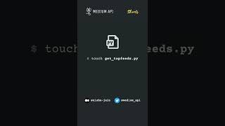 Get Trending and Latest Medium Articles using Python #shorts
