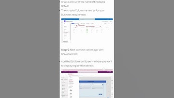 How To Connect Canvas App With Sharepoint List In Power Apps.