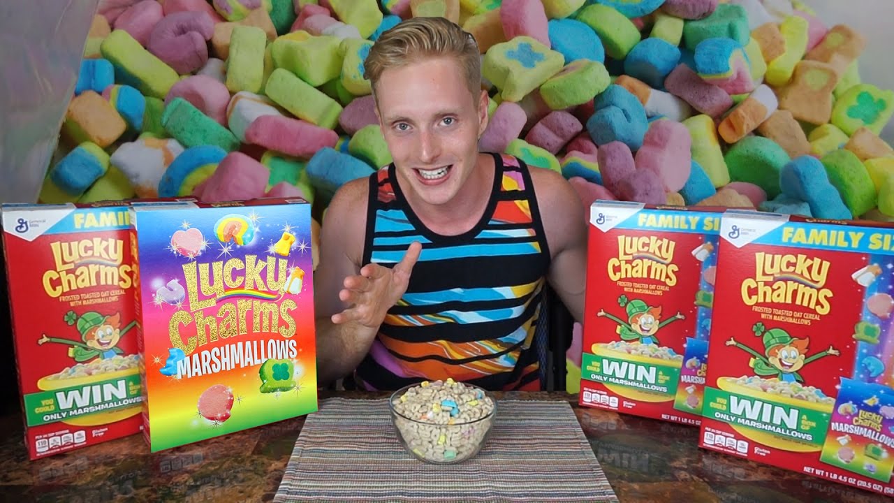 Lucky charms marshmallows only cereal