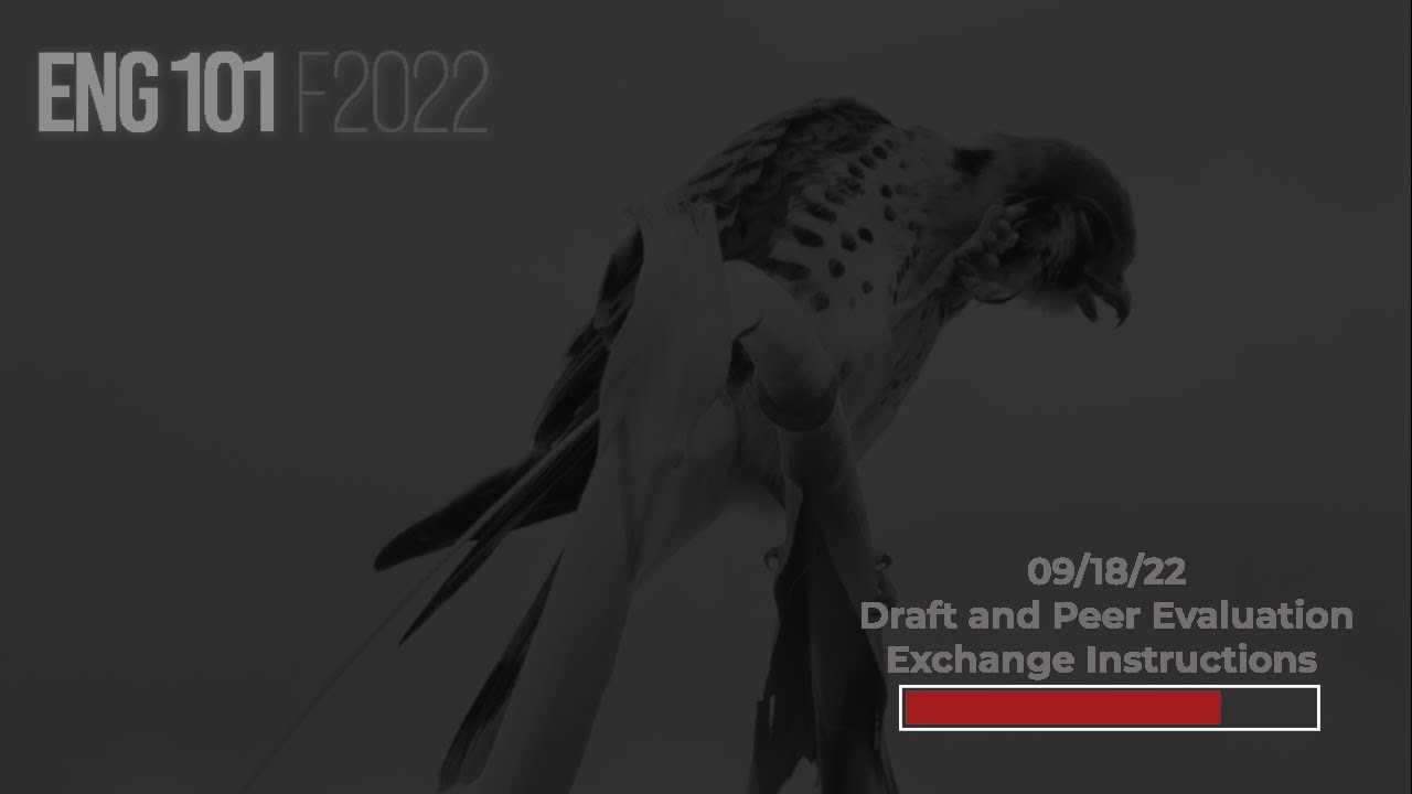 ENG 101 Draft and Peer Evaluation Exchange Instructions (09172022)