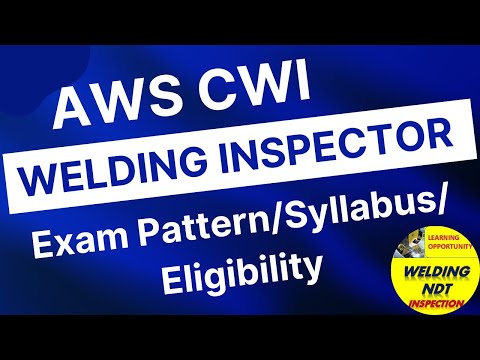 AWS Certified Welding Inspector (CWI) Certification